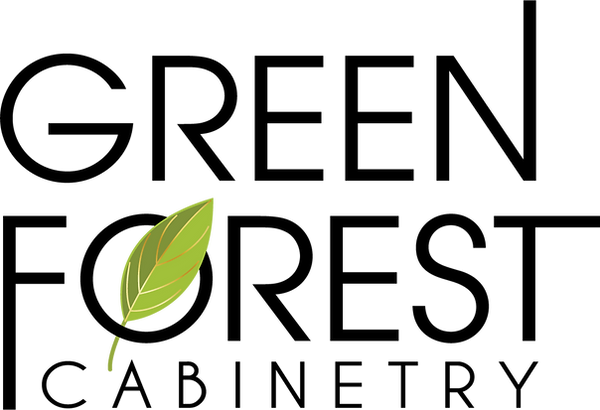 green forest cabinetry logo