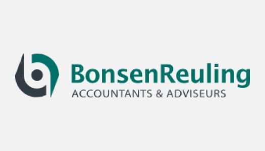 Het logo van bonsenreuling accountants en adviseurs staat op een witte achtergrond.