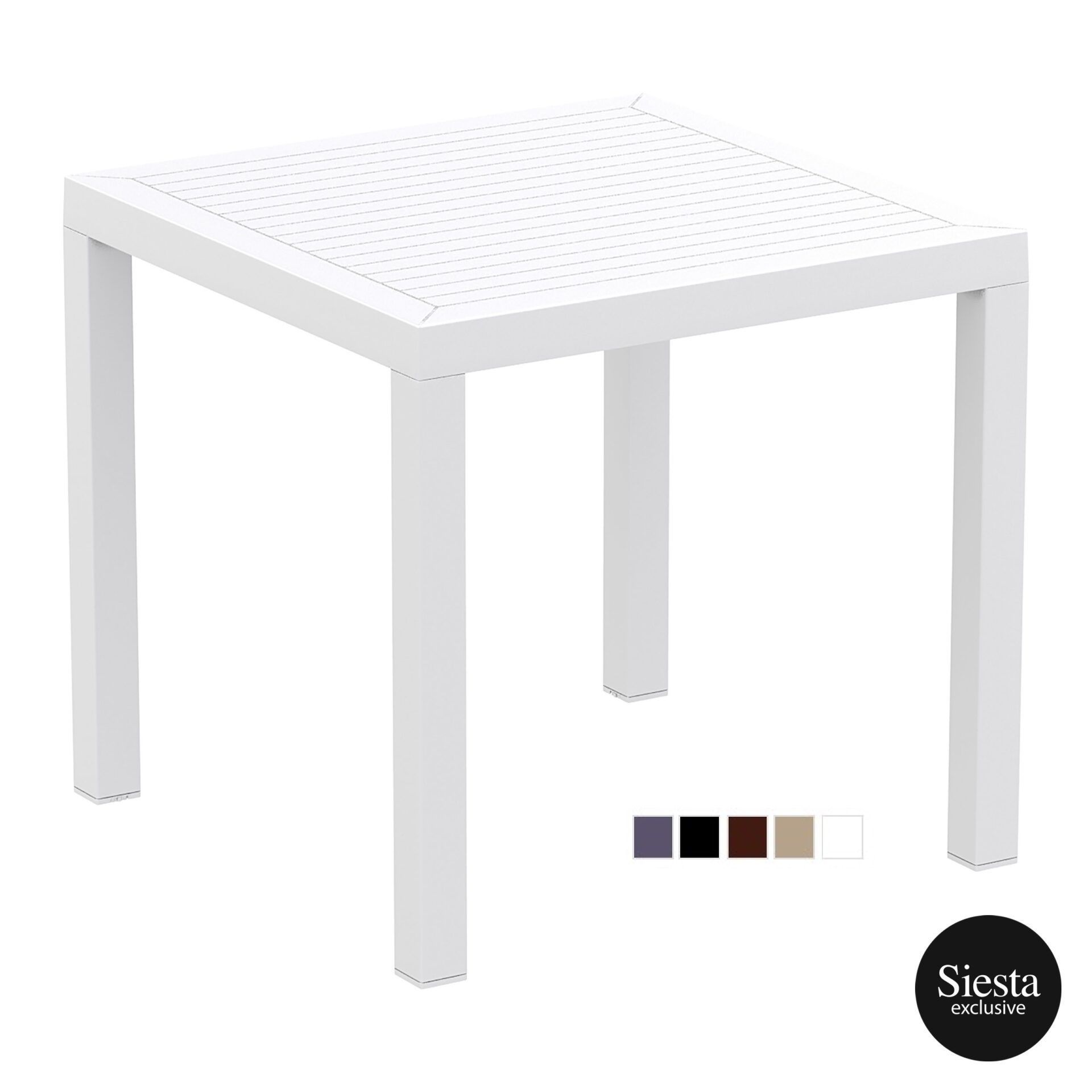 ARES 80CM SQUARE TABLE, outdoor resin table, the outdoor scene, somerton park sa