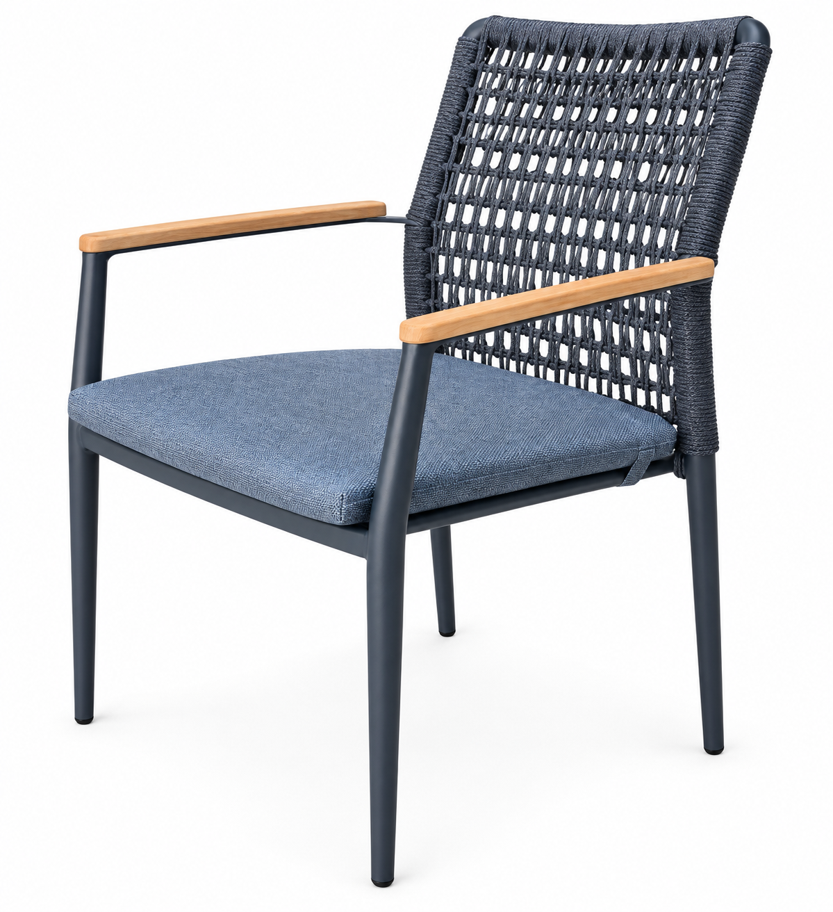 Addis outdoor dining chair, cushioned dining chair, stackable dining chair, the outdoor scene, somerton park sa