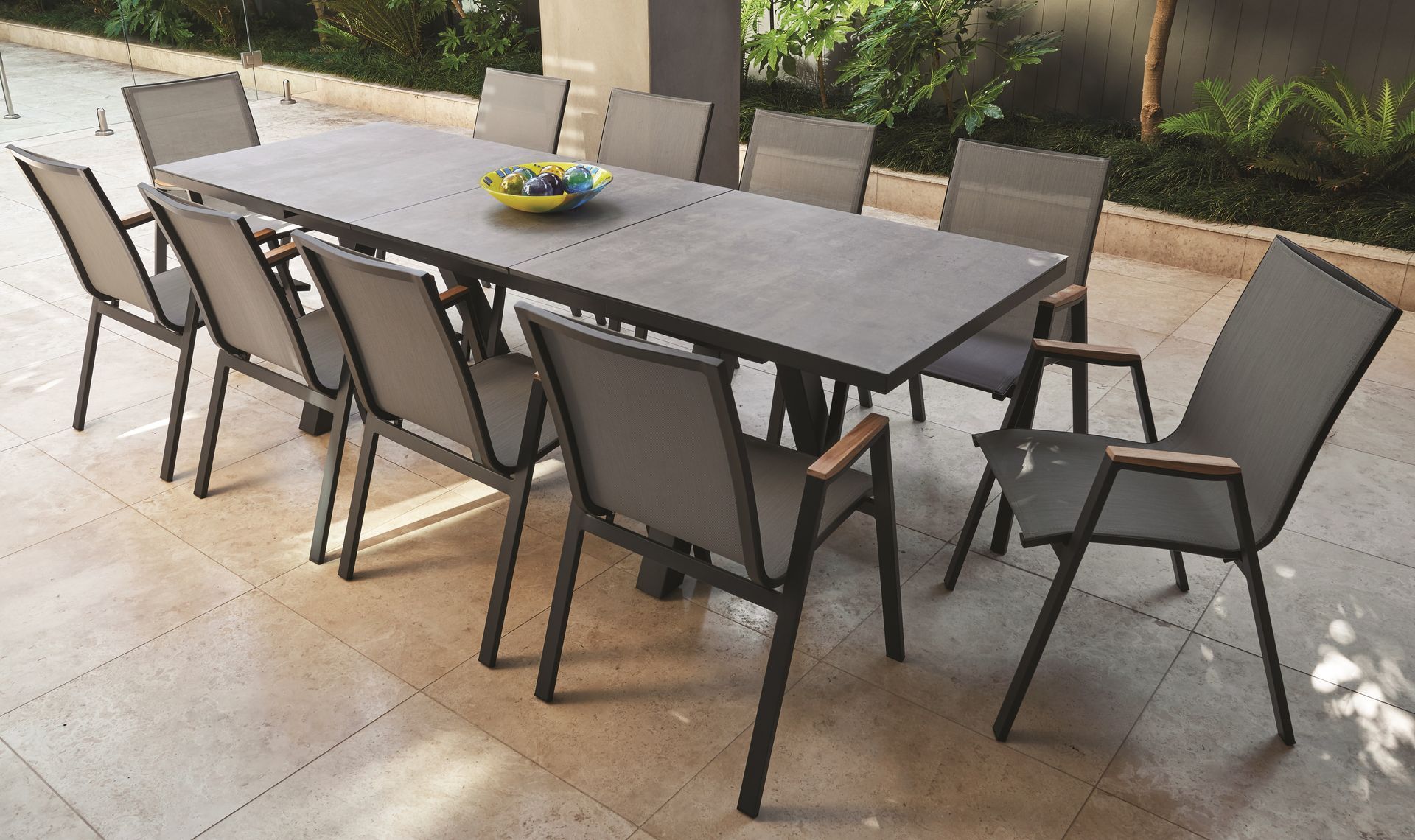 Atlanta Extension Table, Sintered Stone Table, The outdoor scene, somerton park sa