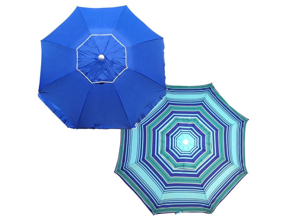 Beach Umbrella, Blue Beach Umbrella, Stripe Beach Umbrella, Shelta Beach Umbrella, Shelta Beach Shade, Beach Brolly, Shelta Beach Brolly, beach shade, beach umbrella, beach umbrella adelaide