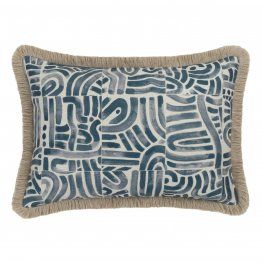 Scatter cushion, half size scatter cushion, fringed cushion