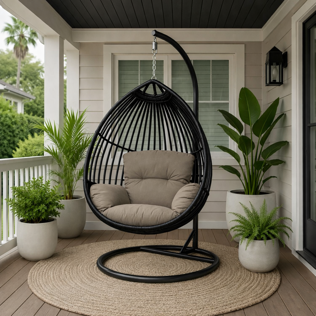 Hanging Egg Chair, outdoor egg chair, egg chair, koala egg chair, koala egg chair adelaide — Somerton Park, SA — The Outdoor Scene