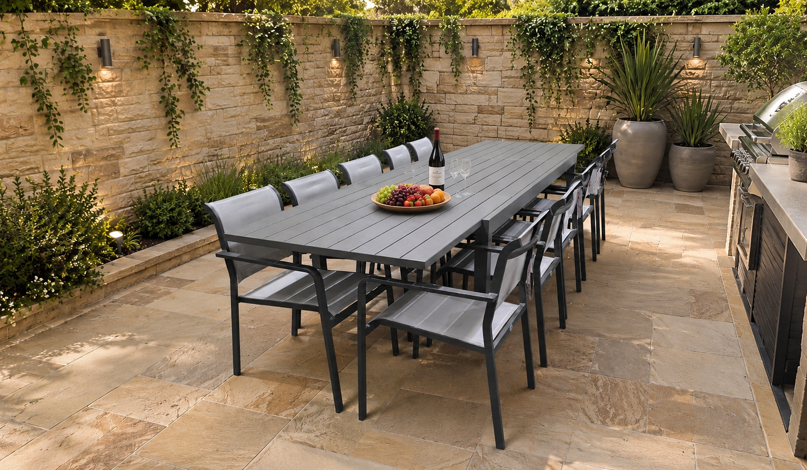 aluminium extension table
Somerton Park, SA — The Outdoor Scene