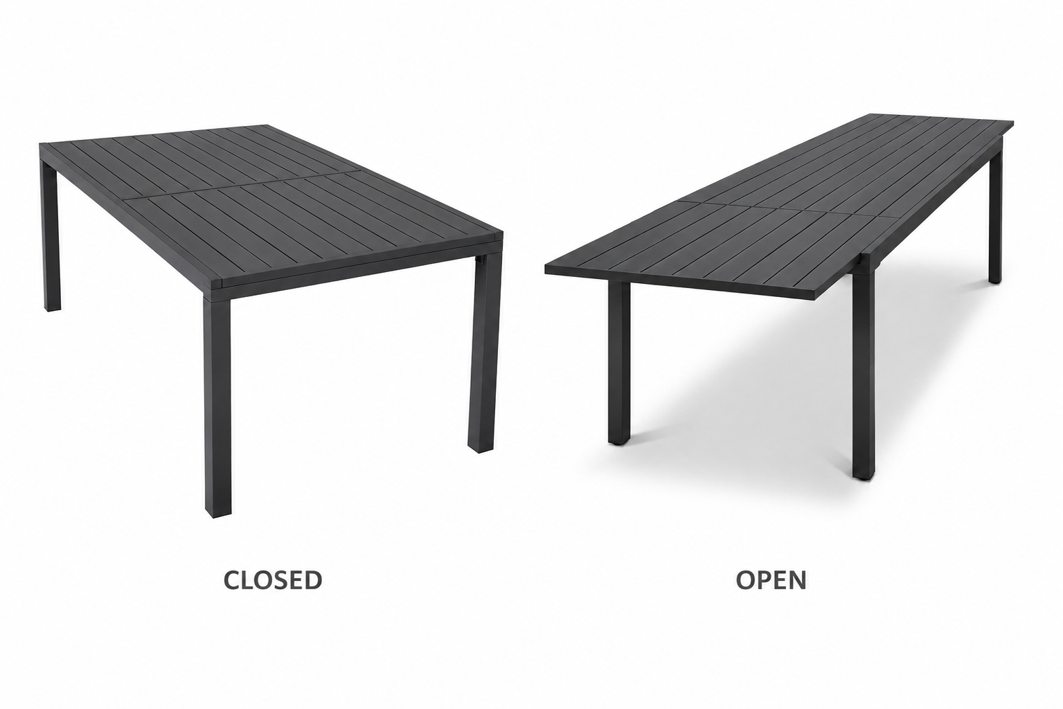 aluminium extension table
Somerton Park, SA — The Outdoor Scene