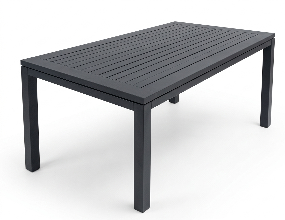 White River Dining Table Charcoal — Somerton Park, SA — The Outdoor Scene