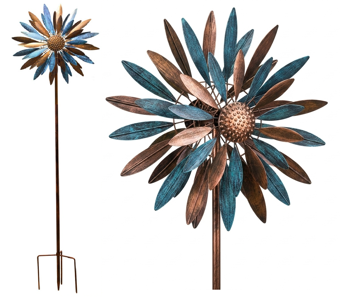 Daisy wind spinner, garden wind spinner, the outdoor scene, somerton park
