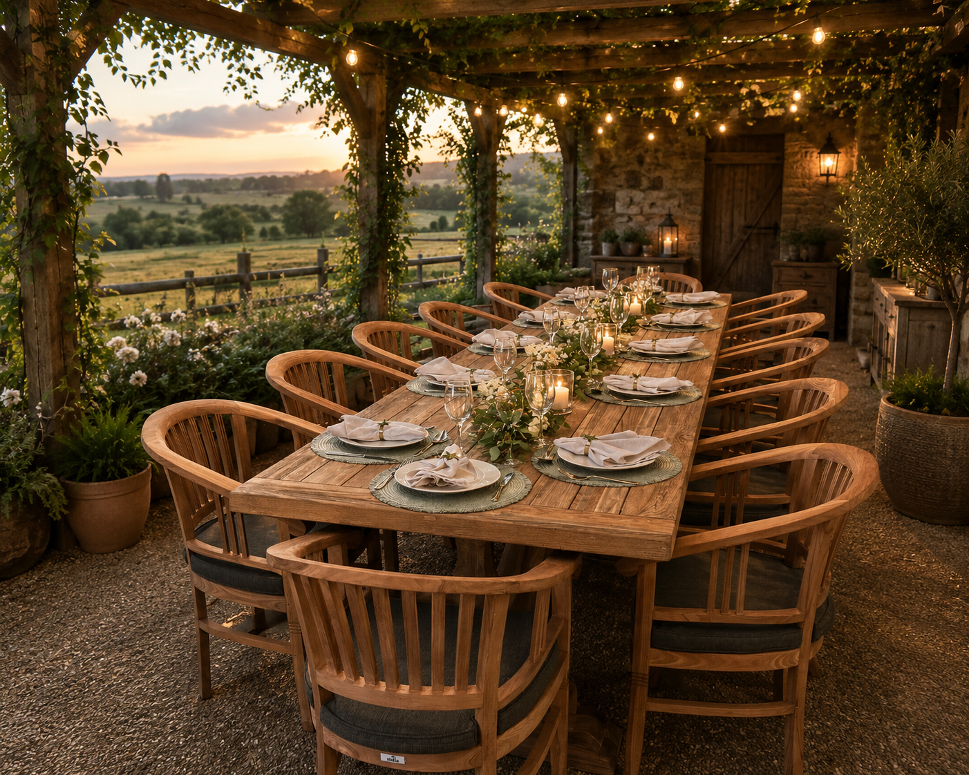 reclaimed teak table, outdoor reclaimed teak table
Somerton Park, SA — The Outdoor Scene