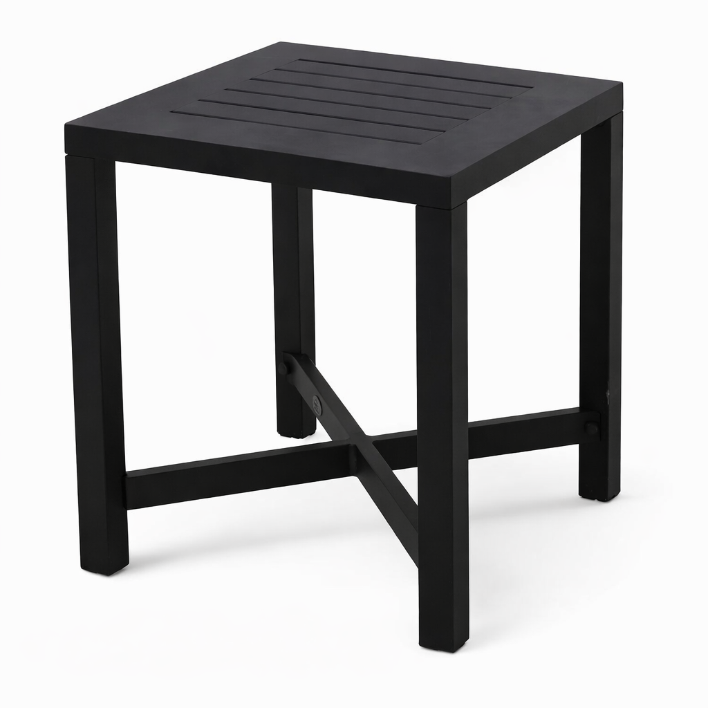 Southampton side table, aluminium side table, aluminium coffee table, the outdoor scene, somerton park sa