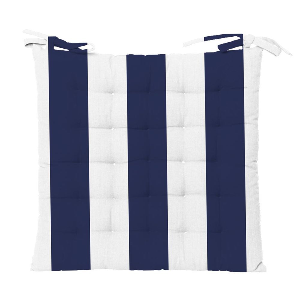 Stipe chair pad blue, the outdoor scene, somerton park sa