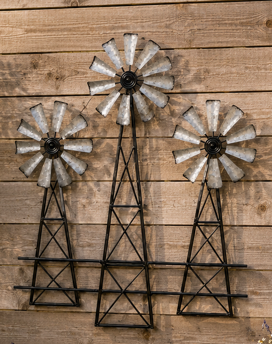 Windmill metal wall art, metal wall art, the outdoor scene, somerton park sa