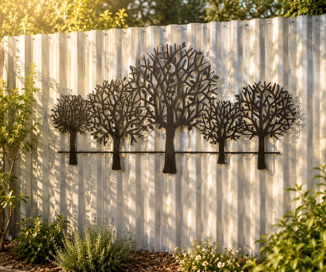 Trees metal wall art, metal wall art, the outdoor scene, somerton park sa