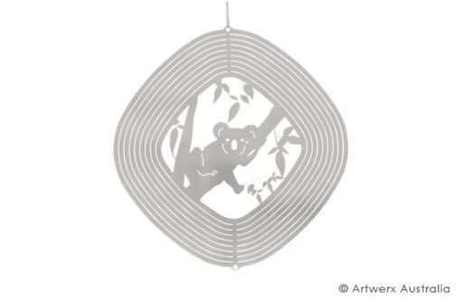 Koala wind spinner, stainless steel wind spinner, artwerx wind spinner, the outdoor scene, somerton park sa