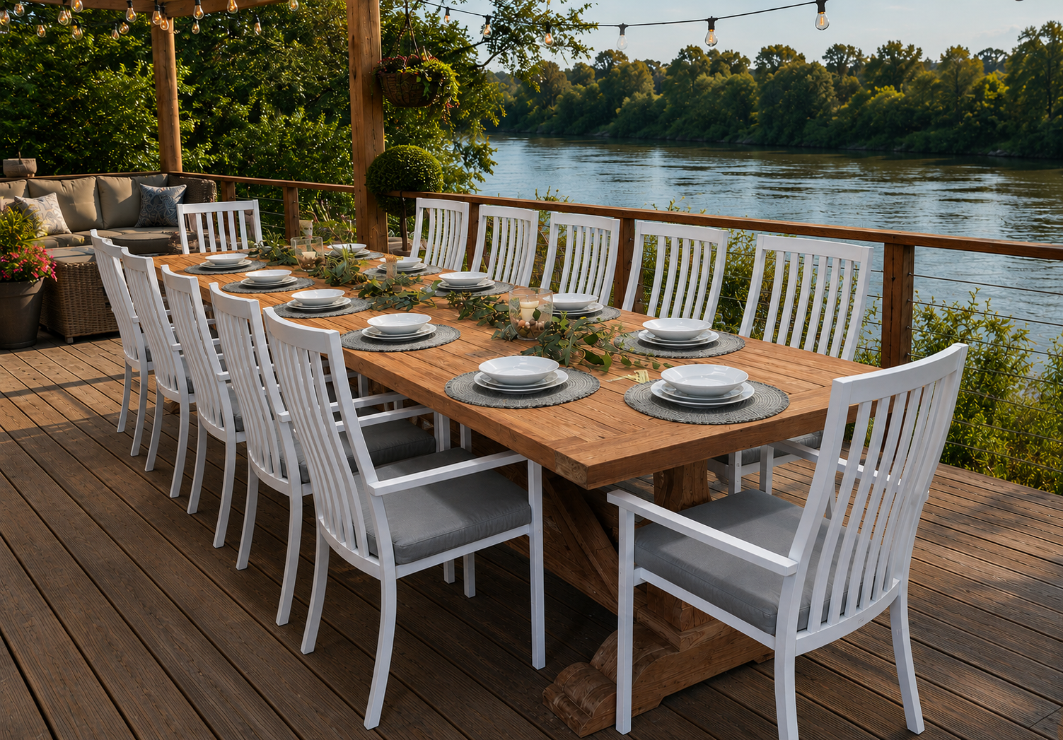 reclaimed teak table, outdoor reclaimed teak table
Somerton Park, SA — The Outdoor Scene