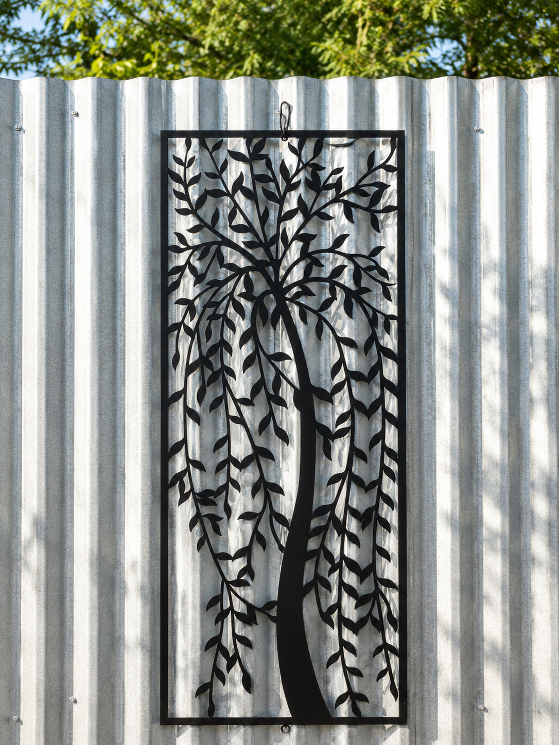 Willow tree metal wall art, metal wall art, the outdoor scene, somerton park sa