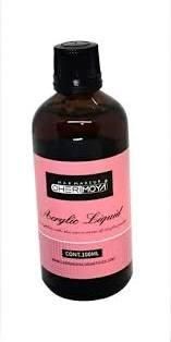 Botella marrón con tapón negro y etiqueta rosa para jarabe de licor de Kentucky