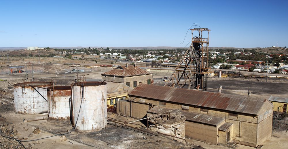 Mining Town Cobar In Outback Australia With Old Mine Buildings — Sav’s Plumbing in Bendigo, VIC