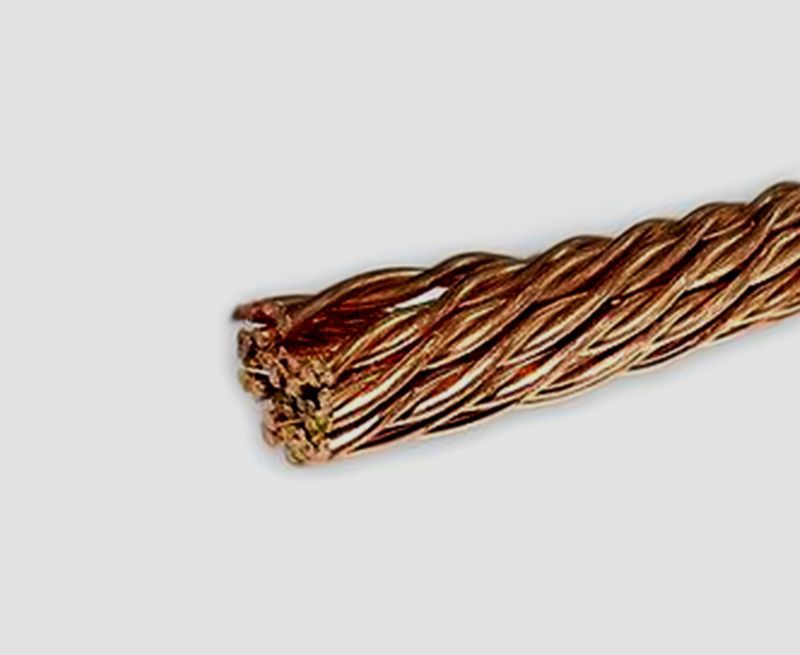 Cable Pararrayos de Cobre Desnudo