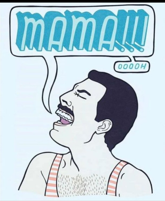Illustration of a man singing
