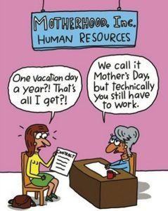 Cartoon: Woman in interview at