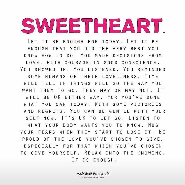 Pink text on a white background: