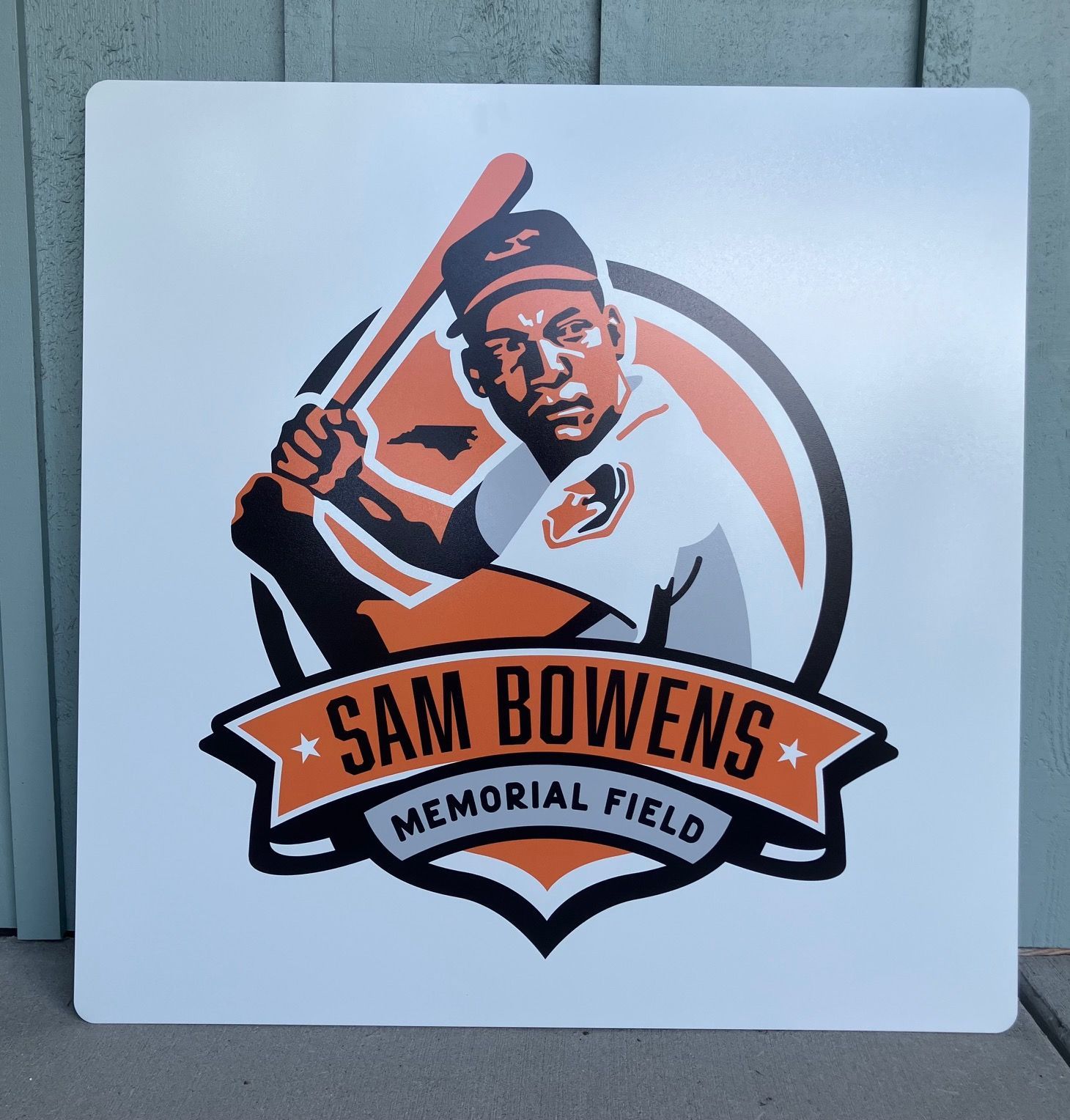 printed aluminum sign