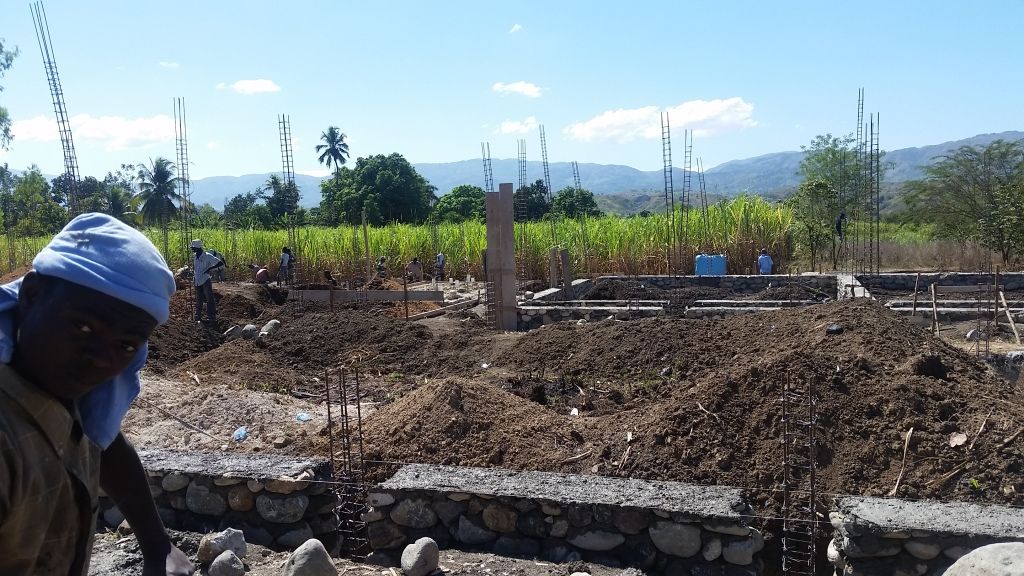 Noyau school foundation preparation.