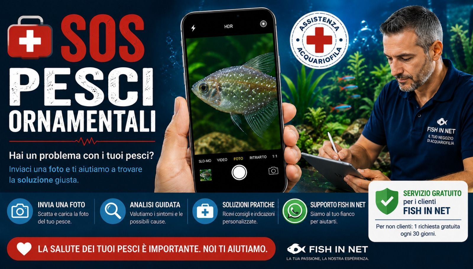 SOS Acquario - Aiuto e supporto per i pesci d'acquario