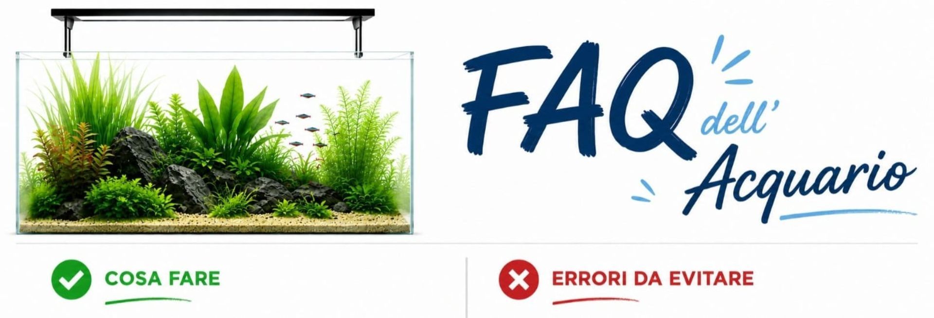 Errori da evitare nella gestione dell'acquario: guida pratica Fish In Net