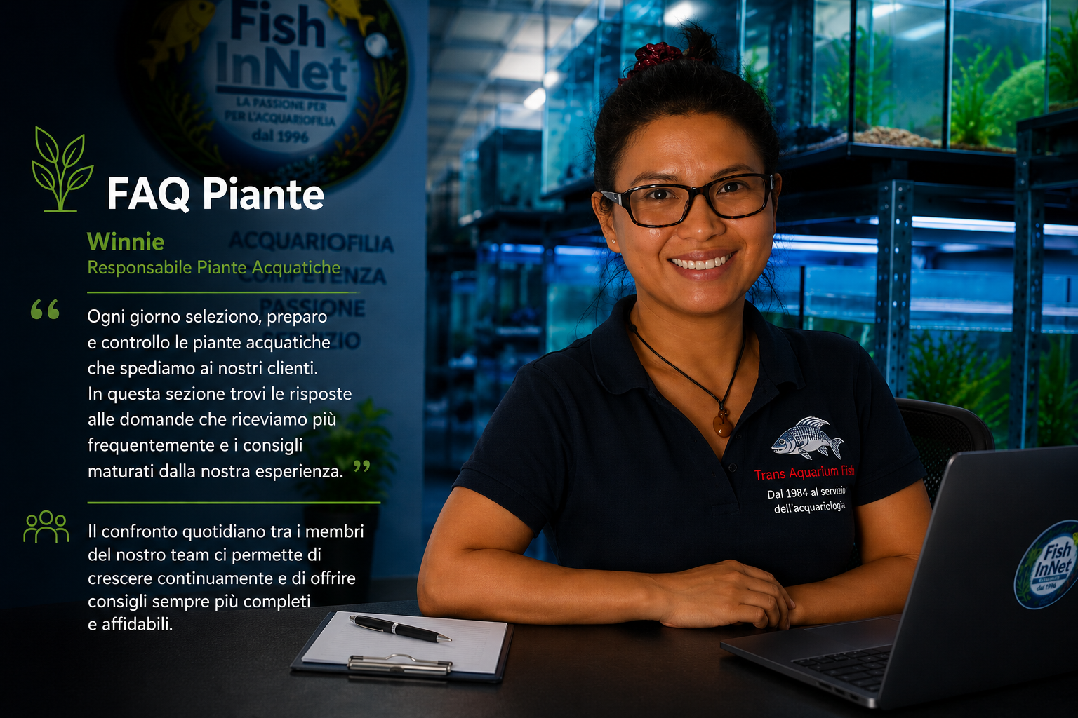 Winnie risponde alle domande frequenti su piante acquatiche e Terra Design