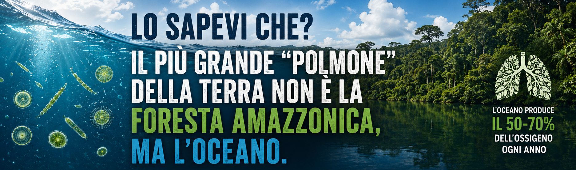 Il più grande polmone della Terra non è la foresta amazzonica ma l'oceano 