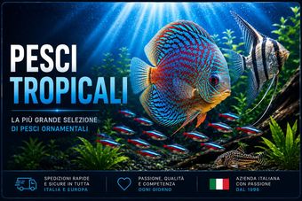 Pesci tropicali d'acqua dolce disponibili su Fish In Net

