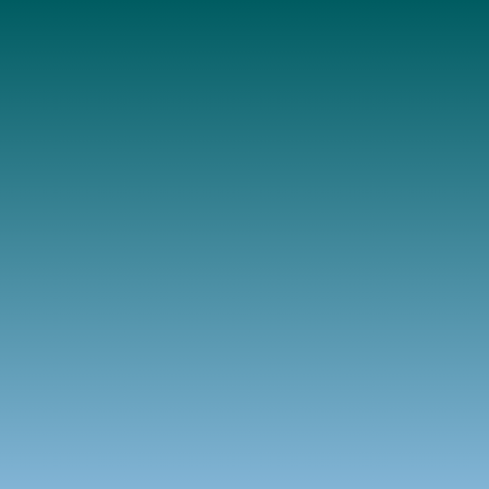 Blue-green gradient. Darker at the top, fading to lighter blue at the bottom.
