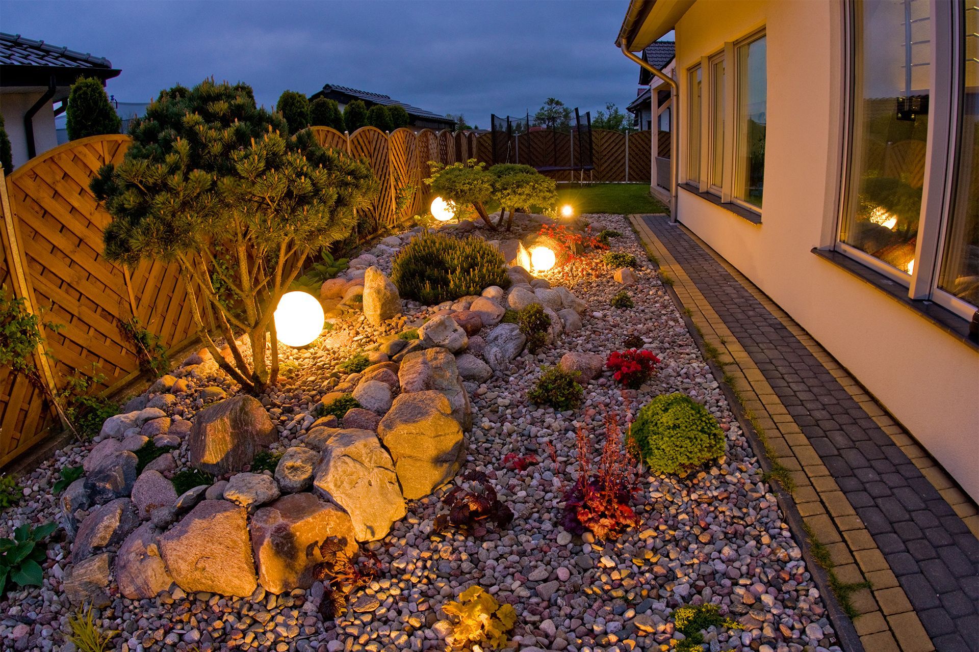 Backyard Landscape Lighting