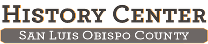 The logo for the history center in san luis obispo county