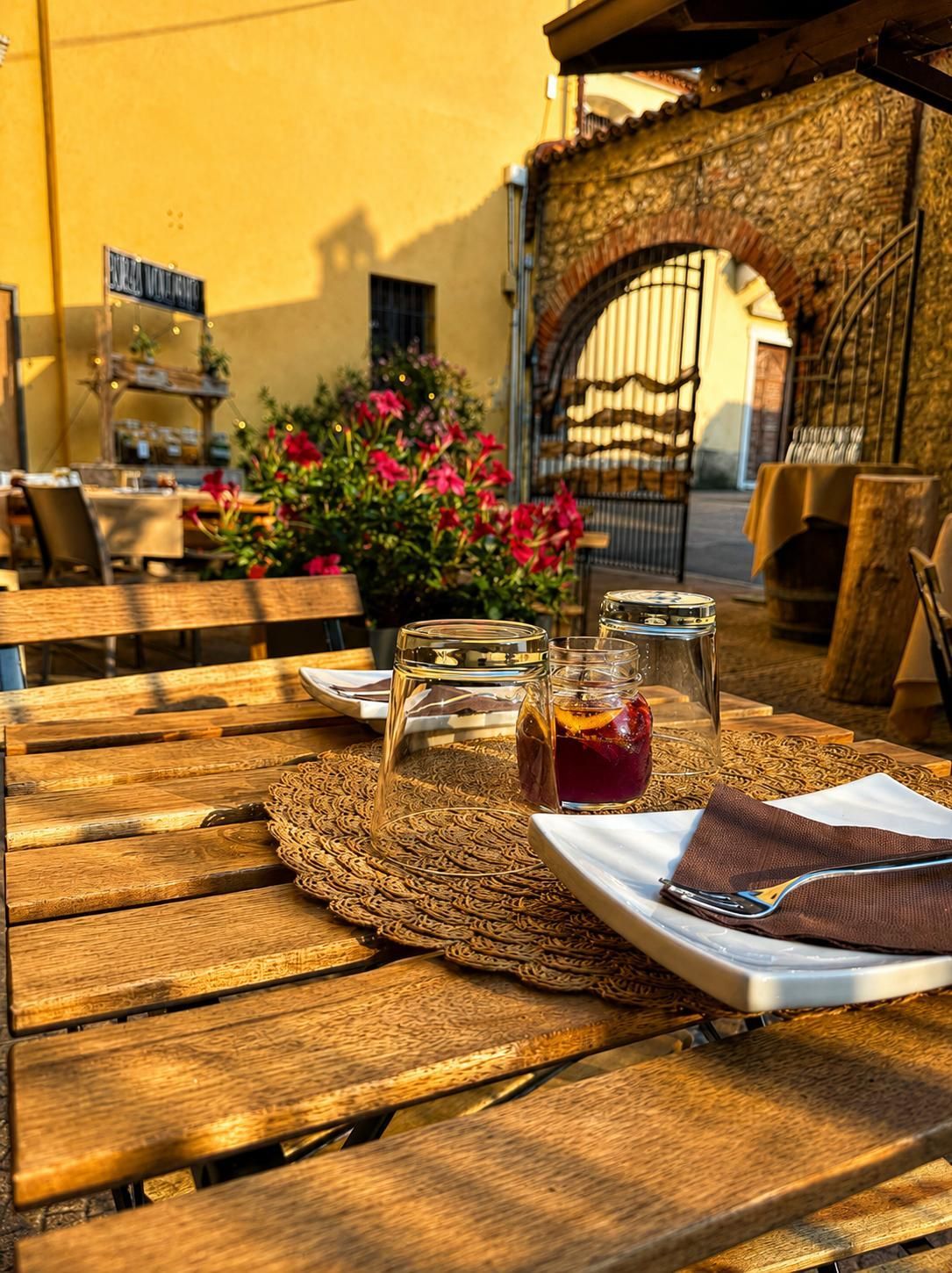 atmosfera dei Salotto Botanico con degustazione di erbe officinali