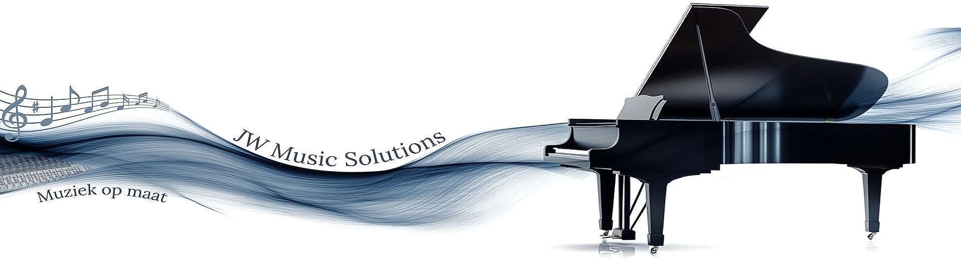 JW Music Solutions, muziek op maat voor alle instrumenten en zangstemmen.  Geef ook uw muzikale wens door op: www.jwmusicsolutions.nl