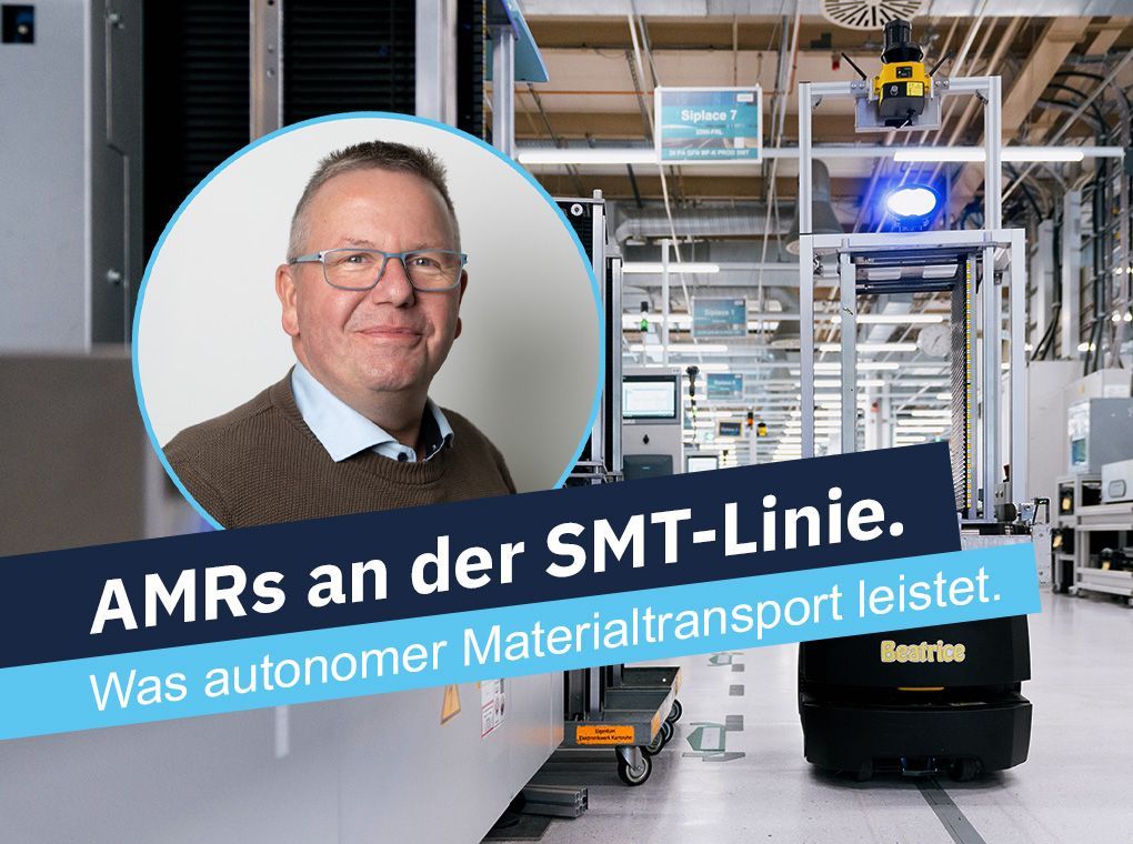 Josef Höving von der cts über AMR der SMT Linie