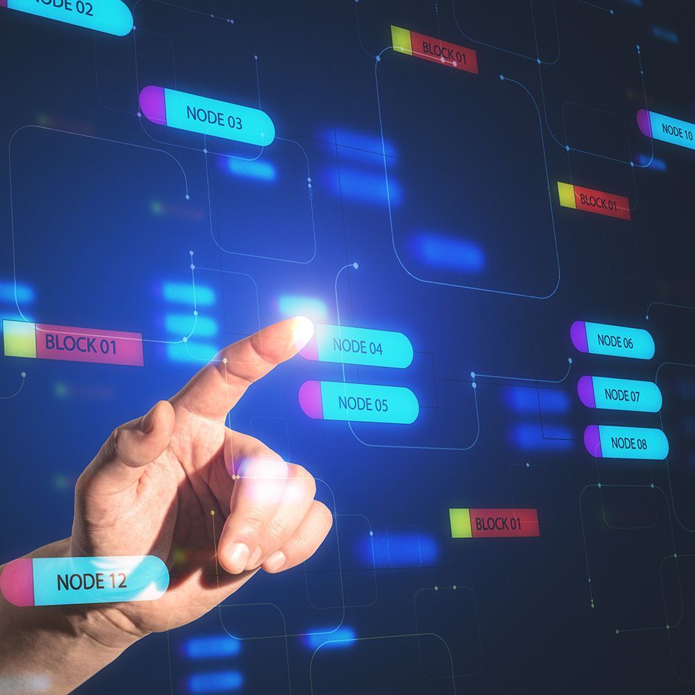 Eine Nahaufnahme eines Computerbildschirms mit viel Code