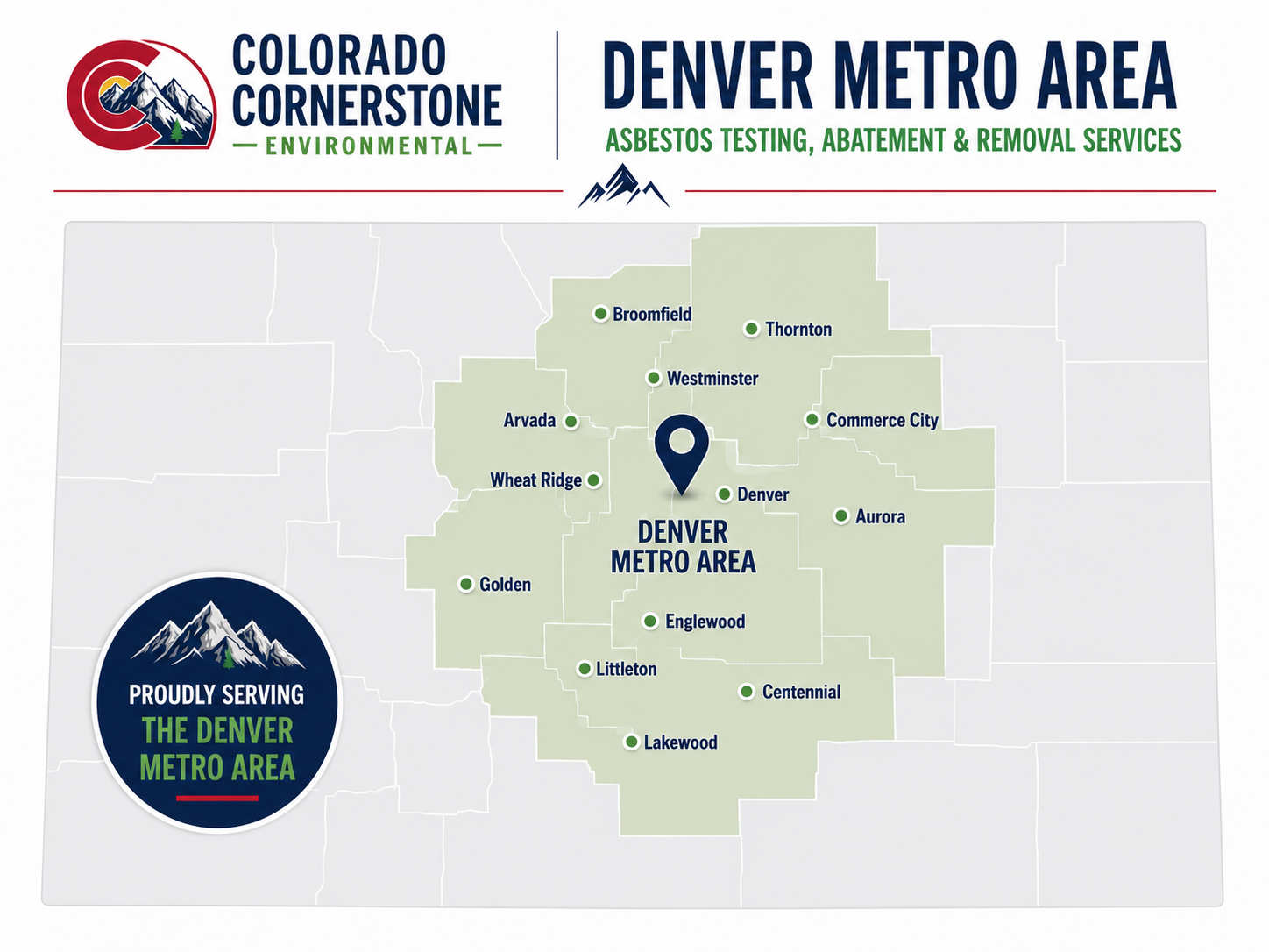 Denver Metro Service Area Map