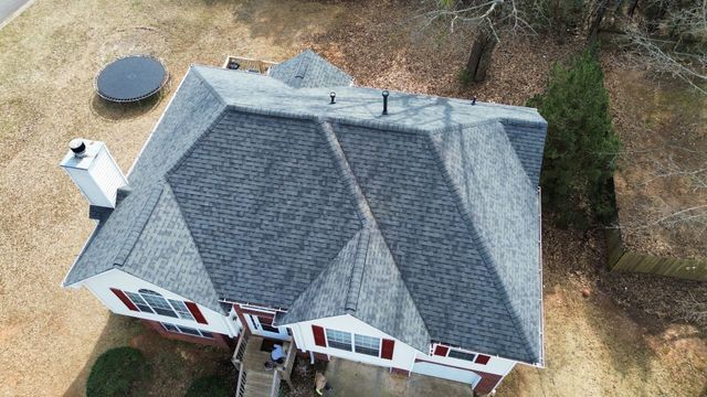 High view of house roof after - Woodstock, GA | MTak Roofing Systems