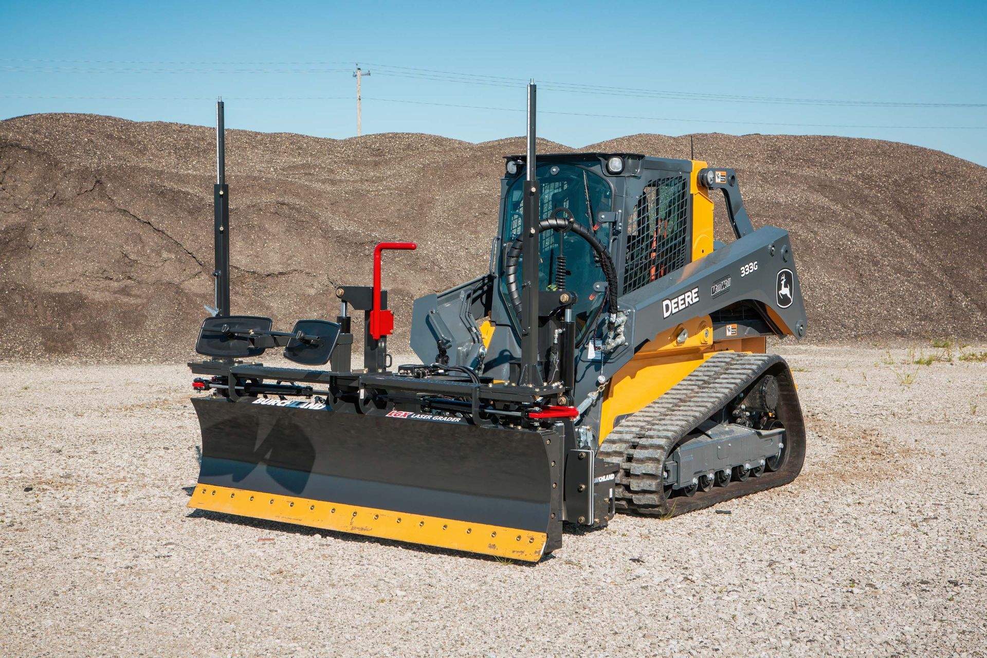 Top’em & Drop’em used a compact excavator for drainage trenching and grading in Lake Mary, Florida.