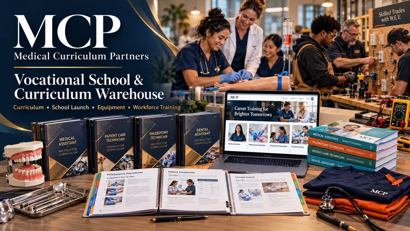 MCP vocational school and curriculum warehouse resources