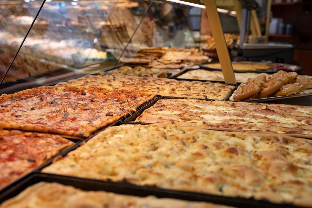 focaccia e pizza