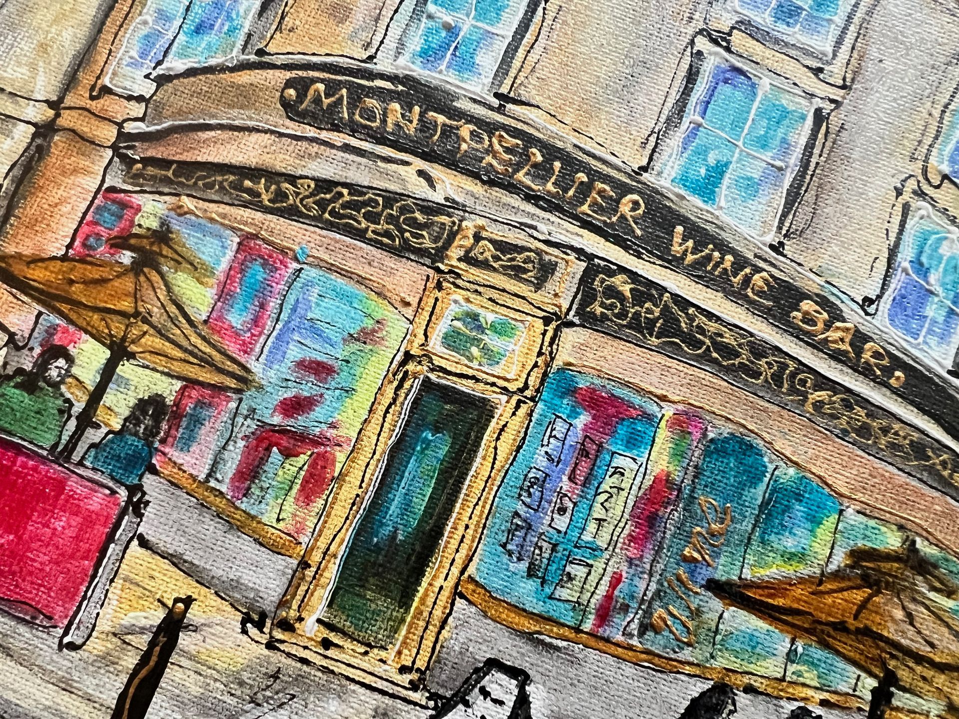 MONTPELLIER WINE BAR AT LUNCHTIME
