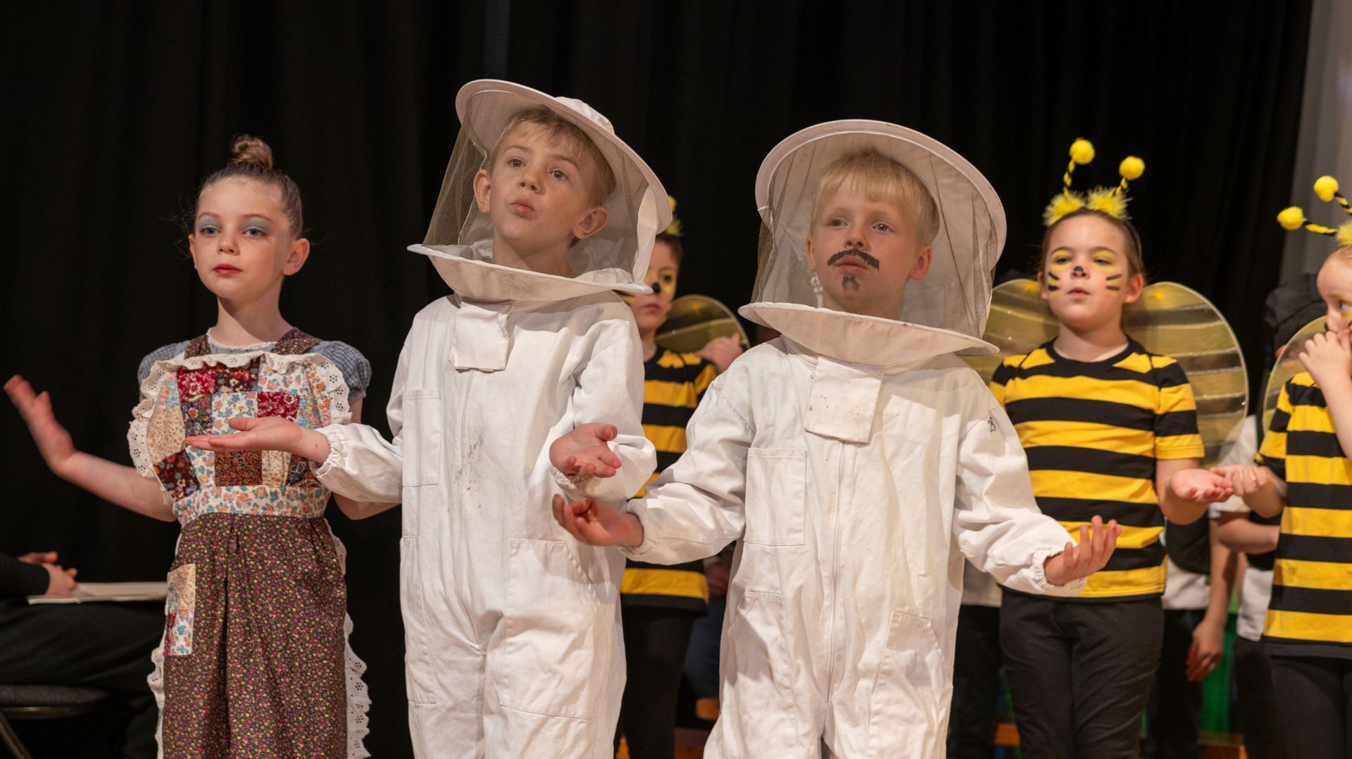 A Buzzing Blake Studio with the Infants Performing The Bee Musical