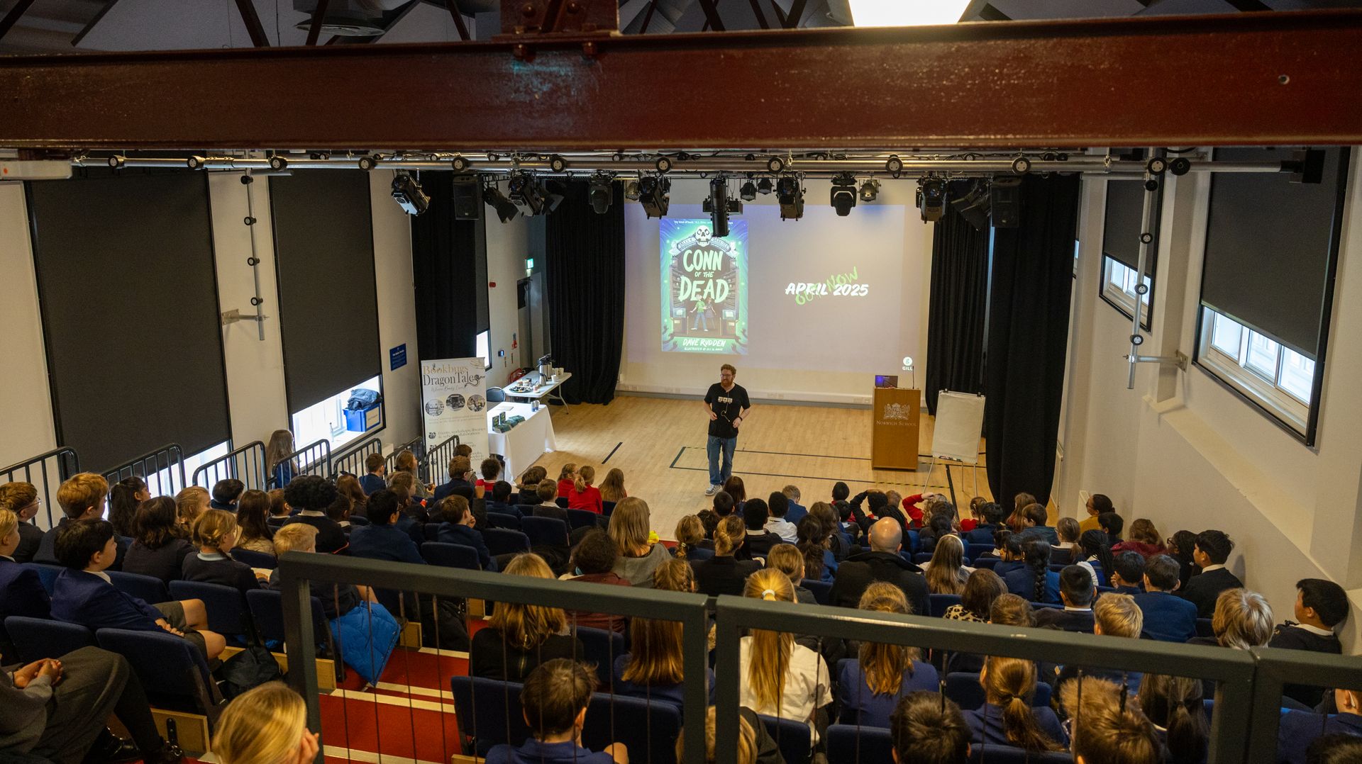 David Rudden Inspires Young Writers