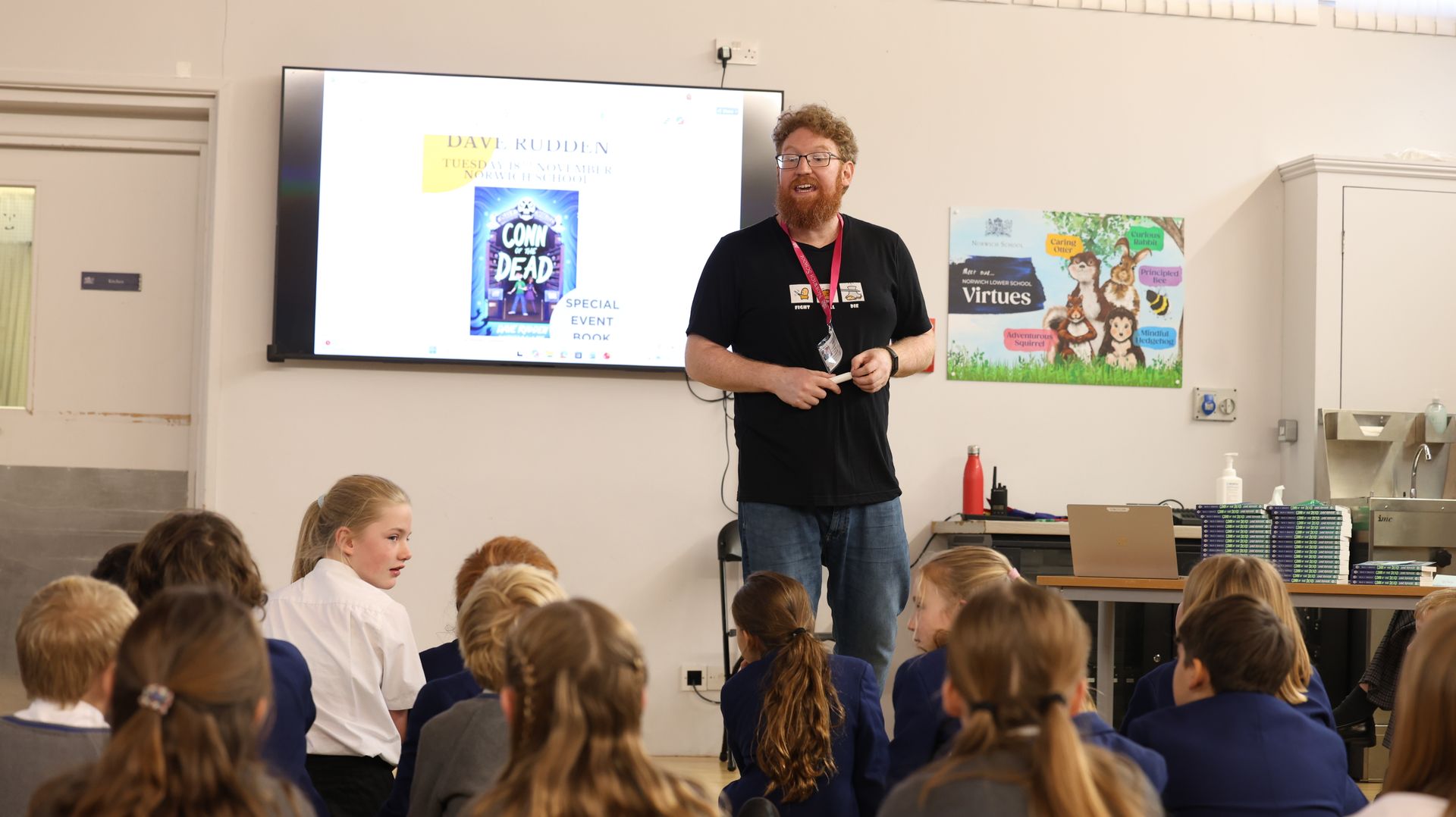 David Rudden Inspires Young Writers
