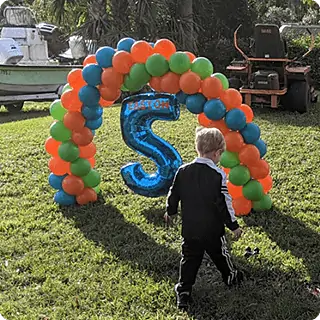 Balloon Arch Birthday